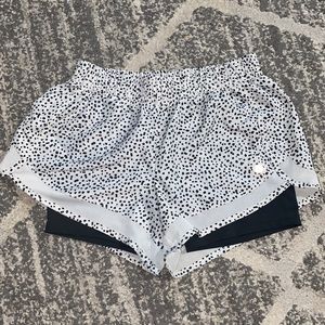 RBX Woman’s Activewear Jogging Shorts w Attached Biker